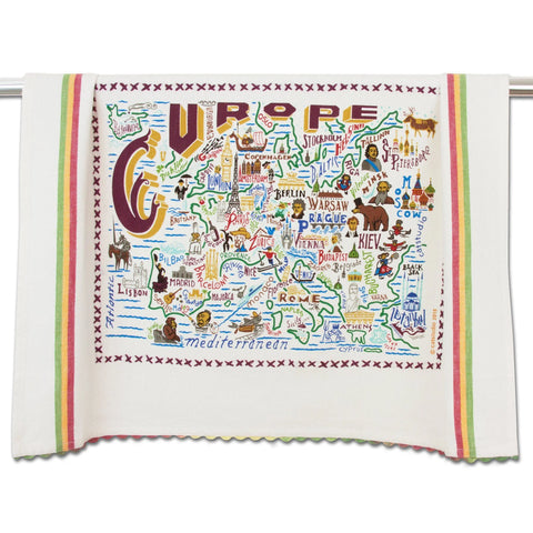 Europe Dish Towel Europe Dish Towel
