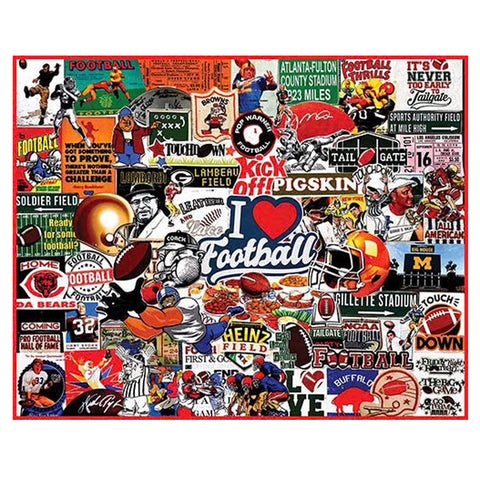 I Love Football Jigsaw Puzzle I Love Football Jigsaw Puzzle