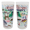 Gonzaga University Collegiate Frosted Glass Tumbler Gonzaga University Collegiate Frosted Glass Tumbler