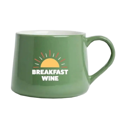 Breakfast Wine Mug - Green Breakfast Wine Mug - Green