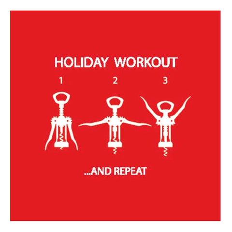 Holiday Workout Cocktail Napkins Holiday Workout Cocktail Napkins