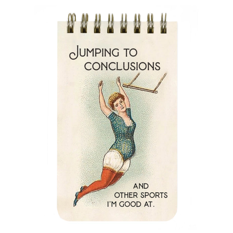 Jumping To Conclusions Spiral Notebook Jumping To Conclusions Spiral Notebook