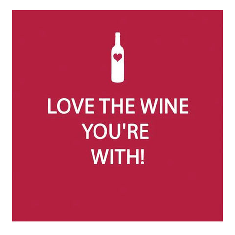 Love the Wine Cocktail Napkins Love the Wine Cocktail Napkins