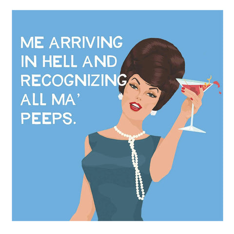 Ma' Peeps Cocktail Napkins Ma' Peeps Cocktail Napkins