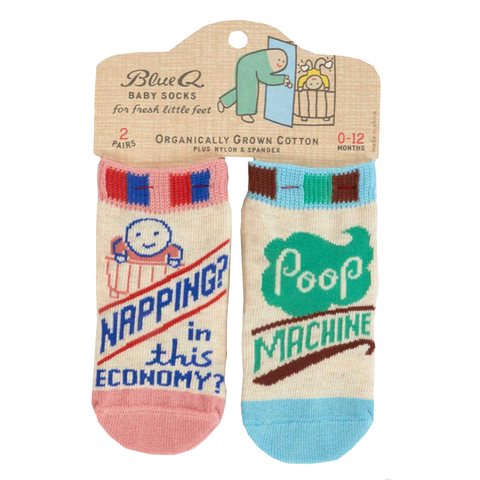 Baby Socks - Napping/Poop Machine Baby Socks - Napping/Poop Machine