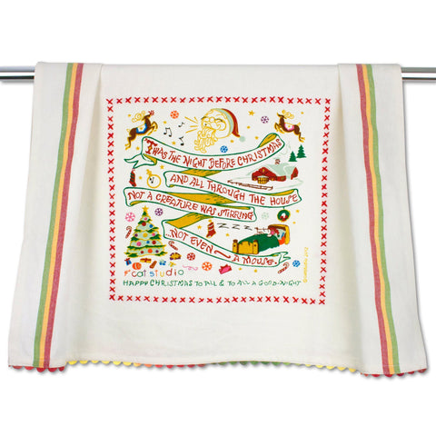 Night Before Christmas Dish Towel Night Before Christmas Dish Towel