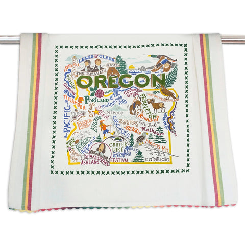 State of Oregon Dish Towel State of Oregon Dish Towel
