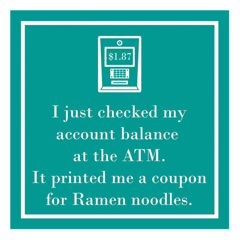 Ramen Coupon Cocktail Napkins Ramen Coupon Cocktail Napkins