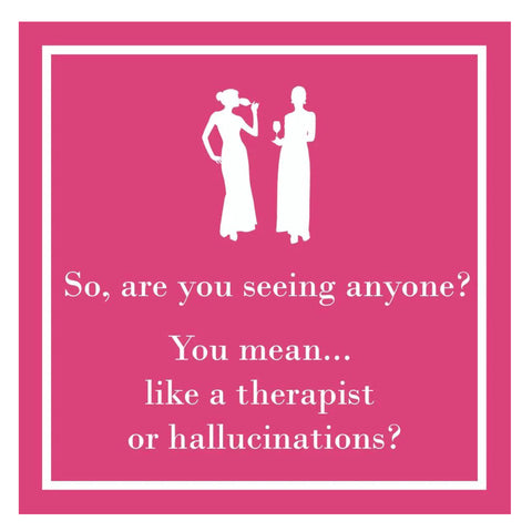 Seeing Anyone? Cocktail Napkins Seeing Anyone? Cocktail Napkins