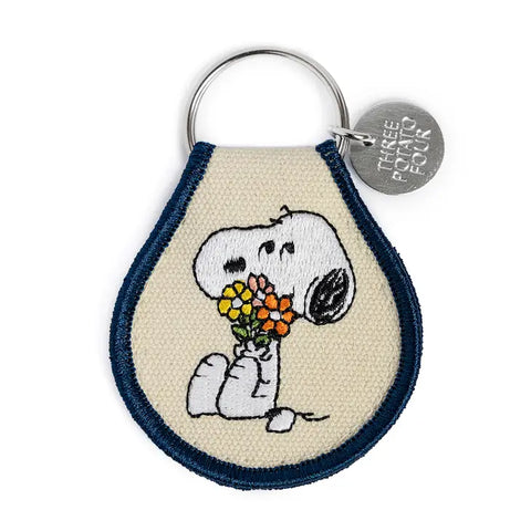 Patch Keychain - Snoopy Flower Bouquet Patch Keychain - Snoopy Flower Bouquet