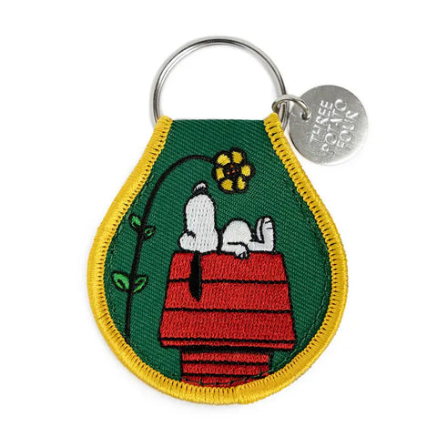 Patch Keychain - Snoopy Flower Doghouse Patch Keychain - Snoopy Flower Doghouse