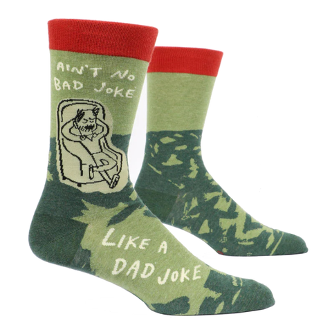 Men's Crew Socks - Ain't No Bad Joke Like A Dad Joke Men's Crew Socks - Ain't No Bad Joke Like A Dad Joke