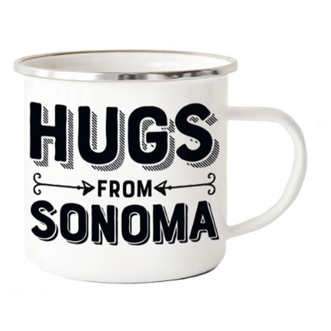 Hugs From Sonoma Camp Mug - White Hugs From Sonoma Camp Mug - White
