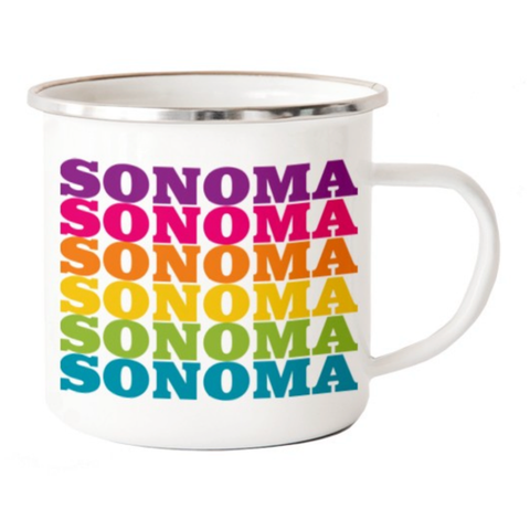 Sonoma Rainbow Camp Mug Sonoma Rainbow Camp Mug