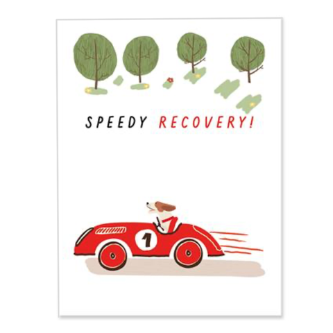 Speedy Recovery Get Well Card Speedy Recovery Get Well Card