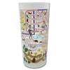 State of Texas Frosted Glass Tumbler