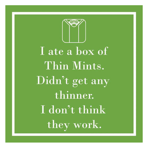 Thin Mints Cocktail Napkins Thin Mints Cocktail Napkins