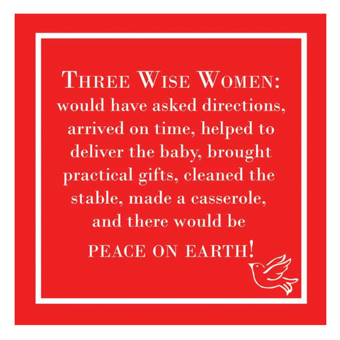 Three Wise Women Cocktail Napkins Three Wise Women Cocktail Napkins