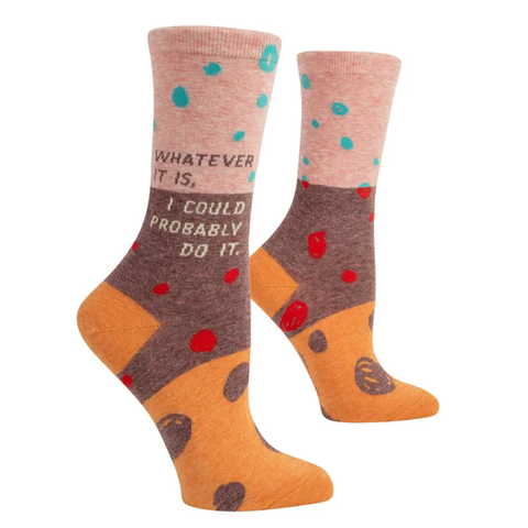 Women's Crew Socks - Whatever It Is Women's Crew Socks - Whatever It Is
