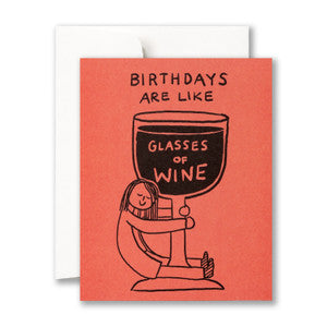 Birthdays are Like Wine Card Birthdays are Like Wine Card