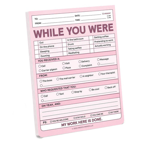 While You Were Nifty Notes While You Were Nifty Notes