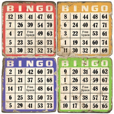 Bingo Drink Coasters Bingo Drink Coasters