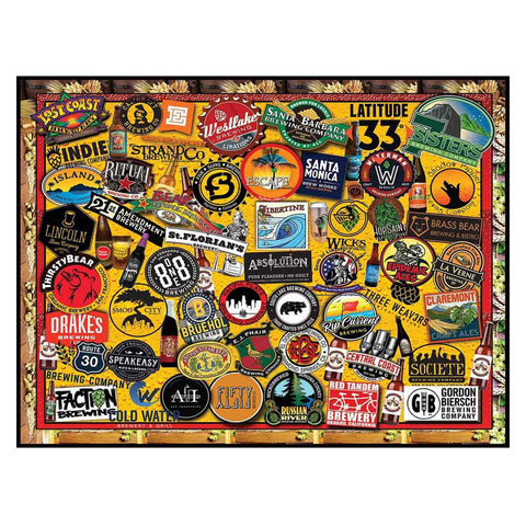 CA Craft Beer Jigsaw Puzzle CA Craft Beer Jigsaw Puzzle