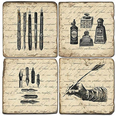 Pen & Ink Drink Coasters Pen & Ink Drink Coasters