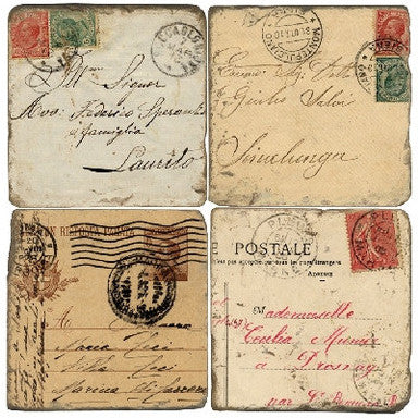 Postage Drink Coasters Postage Drink Coasters