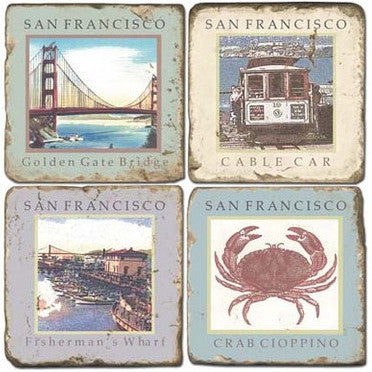 San Francisco Drink Coasters San Francisco Drink Coasters
