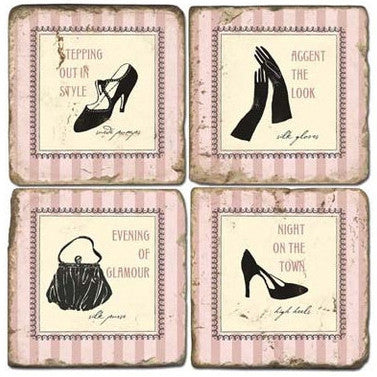 Glamour Drink Coasters Glamour Drink Coasters