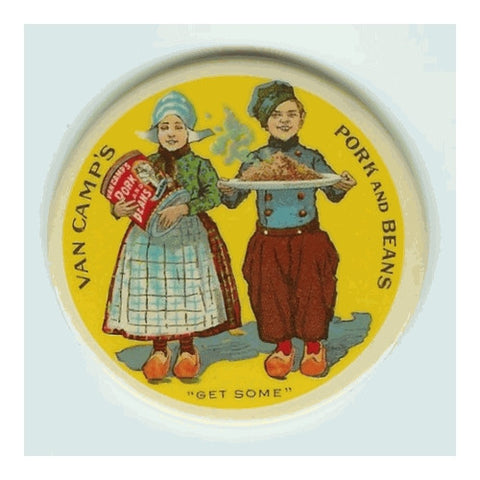 Vintage Van Camp's Pork & Beans Mirror Vintage Van Camp's Pork & Beans Mirror