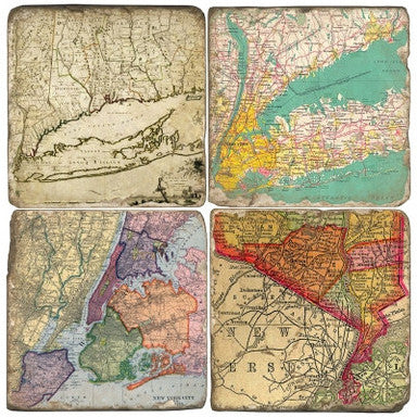 Maps Drink Coasters Maps Drink Coasters