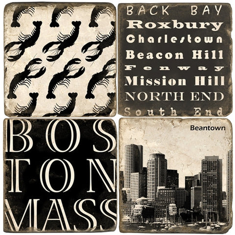 Boston Drink Coasters Boston Drink Coasters