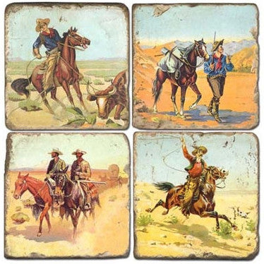 Cowboy Drink Coasters Cowboy Drink Coasters