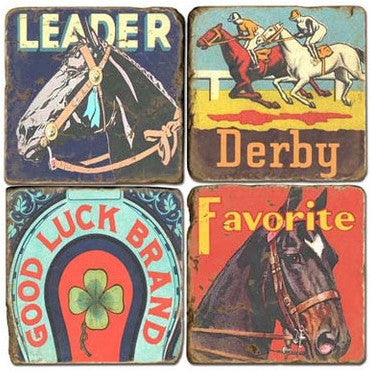 Horse Race Drink Coasters Horse Race Drink Coasters