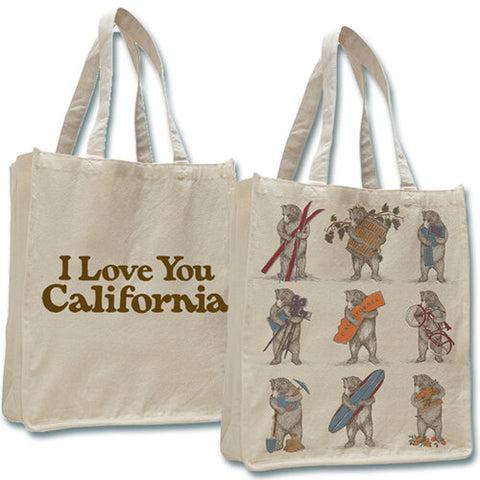 California 9 Bears Tote California 9 Bears Tote