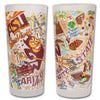 Arizona State Collegiate Frosted Glass Tumbler
