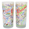 State of Arkansas Frosted Glass Tumbler