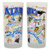 State of Alaska Frosted Glass Tumbler