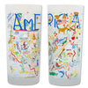 America Frosted Glass Tumbler