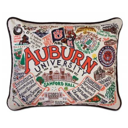Auburn University Collegiate Embroidered Pillow Auburn University Collegiate Embroidered Pillow