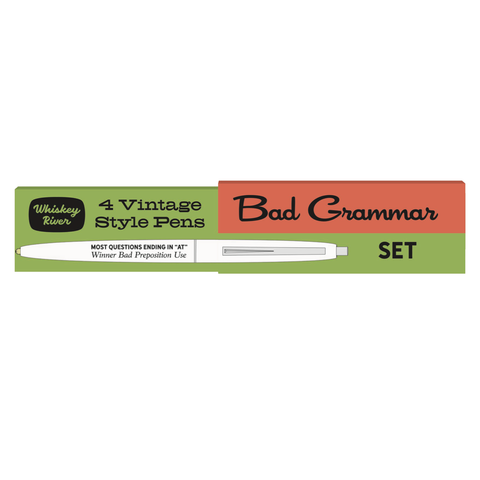 Bad Grammar Awards Pen Set Bad Grammar Awards Pen Set
