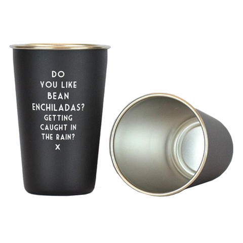 Bean Enchiladas Pint Glass Bean Enchiladas Pint Glass