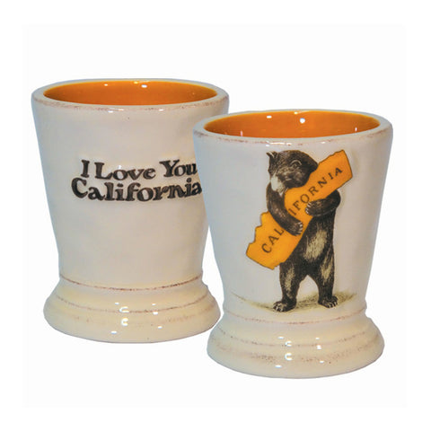 Bear Hugging, I Love You California Shot Glass Bear Hugging, I Love You California Shot Glass
