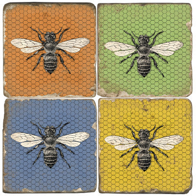 Bee Drink Coasters Bee Drink Coasters