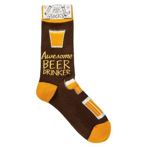 Socks - Awesome Beer Drinker Socks - Awesome Beer Drinker
