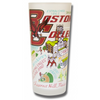 Boston College Collegiate Frosted Glass Tumbler