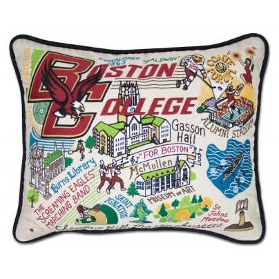 Boston College Collegiate Embroidered Pillow Boston College Collegiate Embroidered Pillow