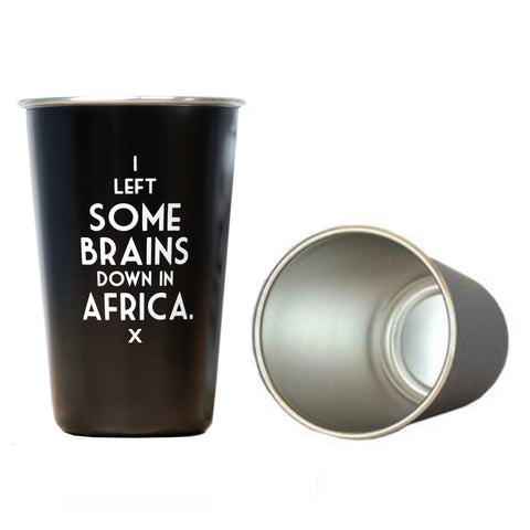 I Left Some Brains Pint Glass I Left Some Brains Pint Glass